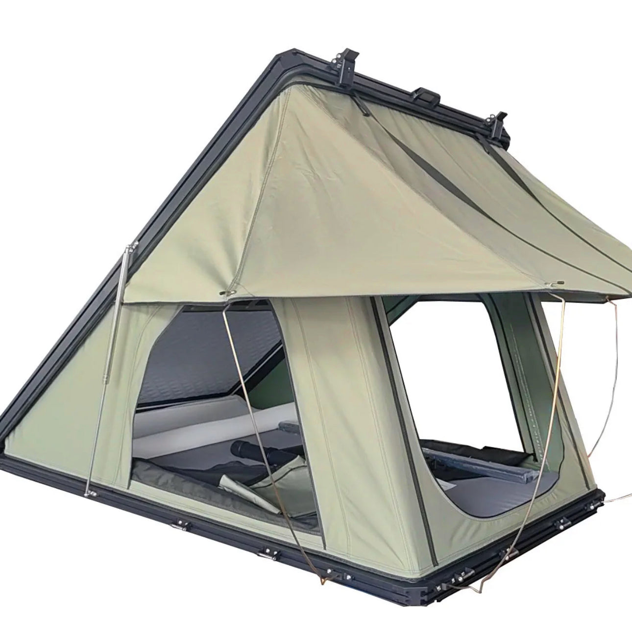 Sauvage Khaki - Aluminium Rooftop Tent with Roof Racks
