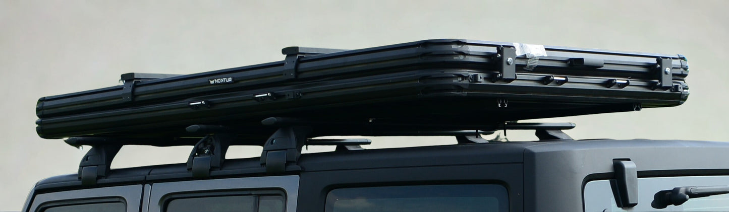 Sauvage Khaki - Aluminium Rooftop Tent with Roof Racks