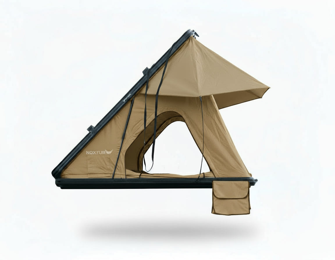 Sauvage Khaki - Aluminium Rooftop Tent with Roof Racks