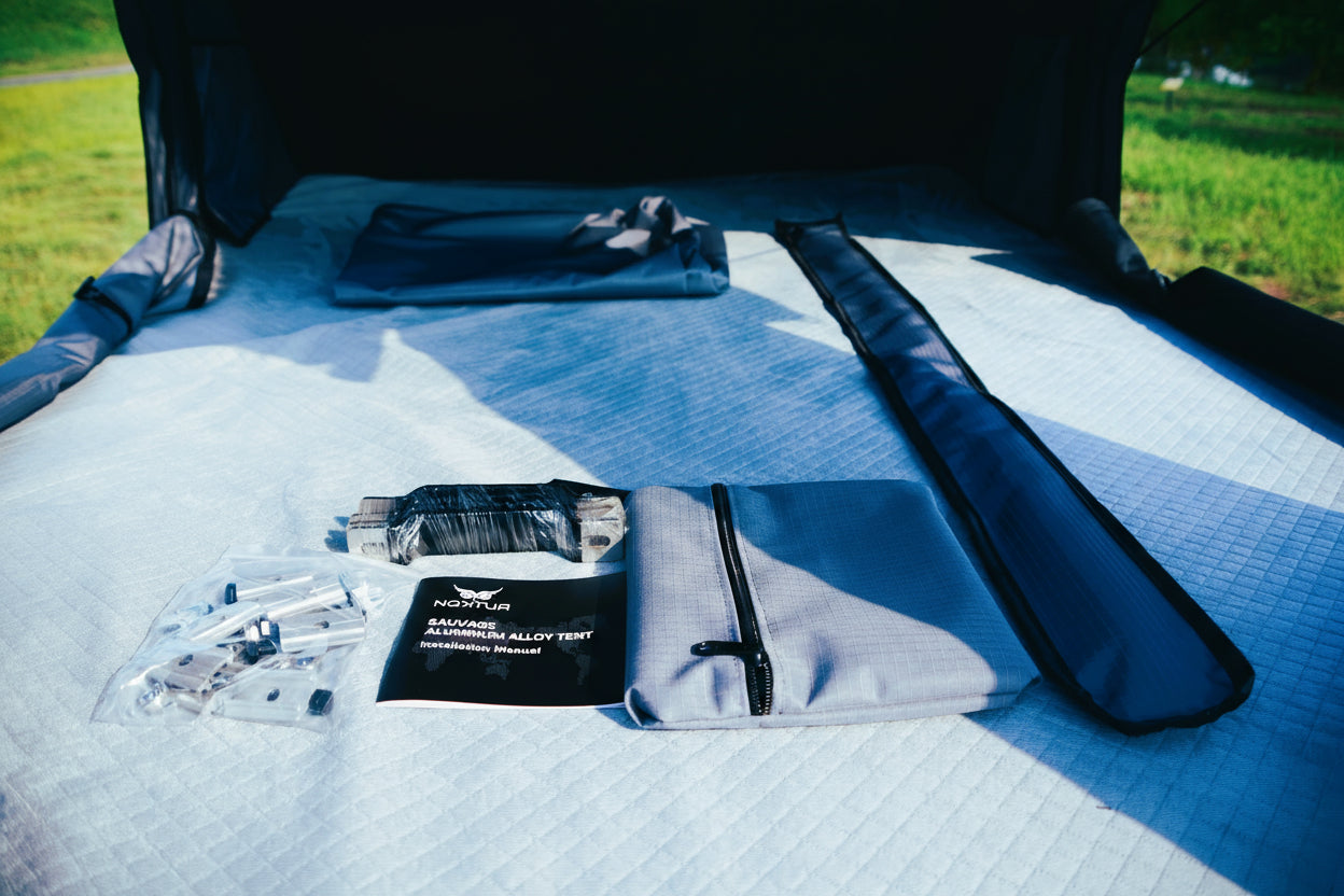 Sauvage Grey - Aluminium Rooftop Tent with Roof Racks