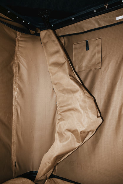 Nomad Elite Khaki - Aluminium Rooftop Tent with Roof Racks