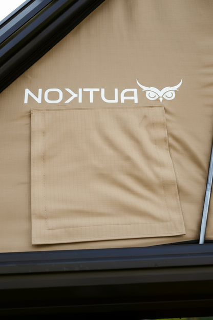 Sauvage Khaki - Aluminium Rooftop Tent with Roof Racks