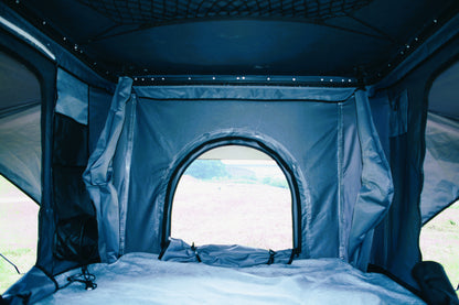 Nomad Elite Grey-  Aluminium Rooftop Tent with Roof Racks