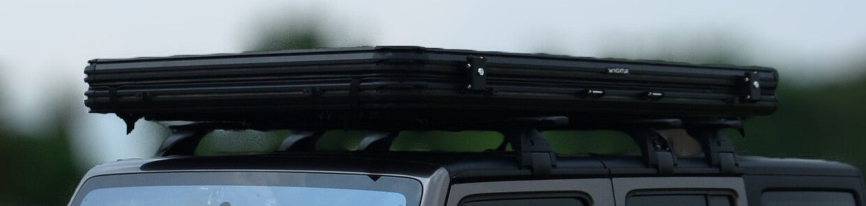 Nomad Elite Khaki - Aluminium Rooftop Tent with Roof Racks