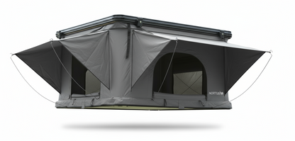 Nomad Elite Grey-  Aluminium Rooftop Tent with Roof Racks