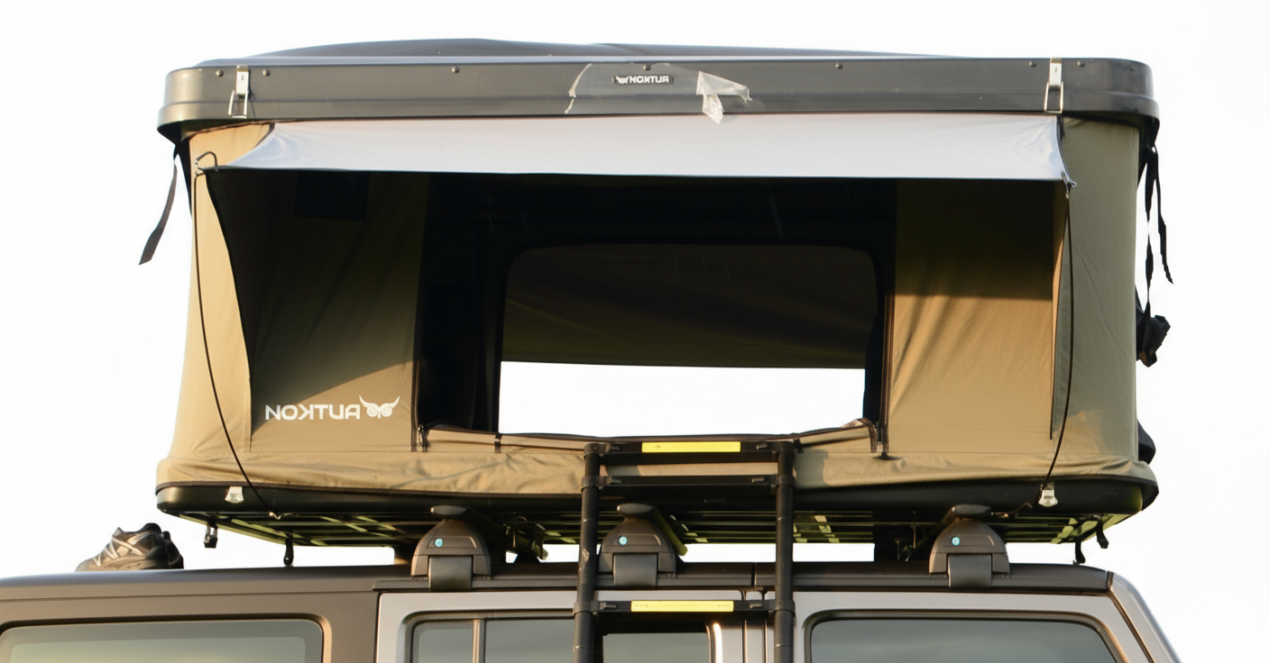 Classic Khaki- Hard Shell Roof top Tent