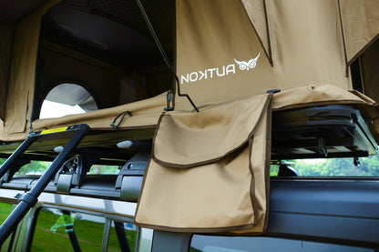 Nomad Elite Khaki - Aluminium Rooftop Tent with Roof Racks