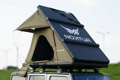 Sauvage Khaki - Aluminium Rooftop Tent with Roof Racks