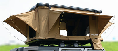 Nomad Elite Khaki - Aluminium Rooftop Tent with Roof Racks