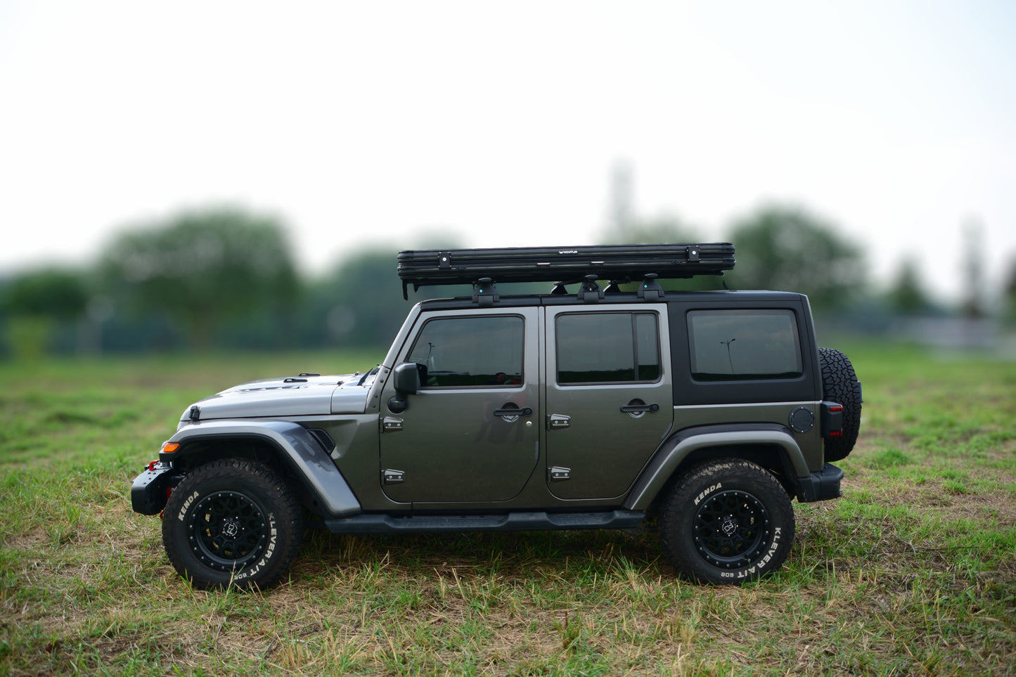 Nomad Elite Grey-  Aluminium Rooftop Tent with Roof Racks