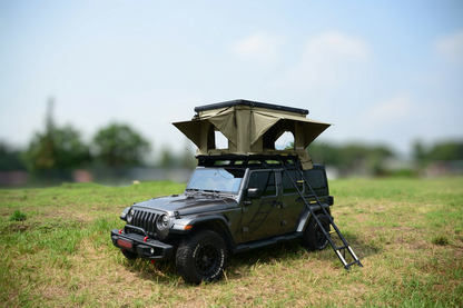 Nomad Elite Khaki - Aluminium Rooftop Tent with Roof Racks