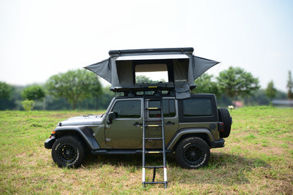 Nomad Elite Grey-  Aluminium Rooftop Tent with Roof Racks