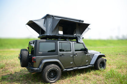 Nomad Elite Grey-  Aluminium Rooftop Tent with Roof Racks