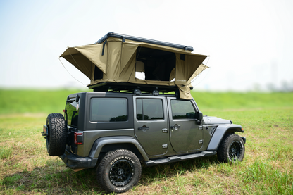Nomad Elite Khaki - Aluminium Rooftop Tent with Roof Racks