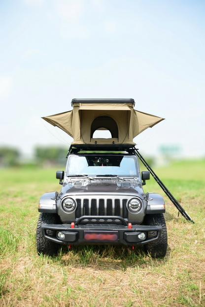 Nomad Elite Khaki - Aluminium Rooftop Tent with Roof Racks