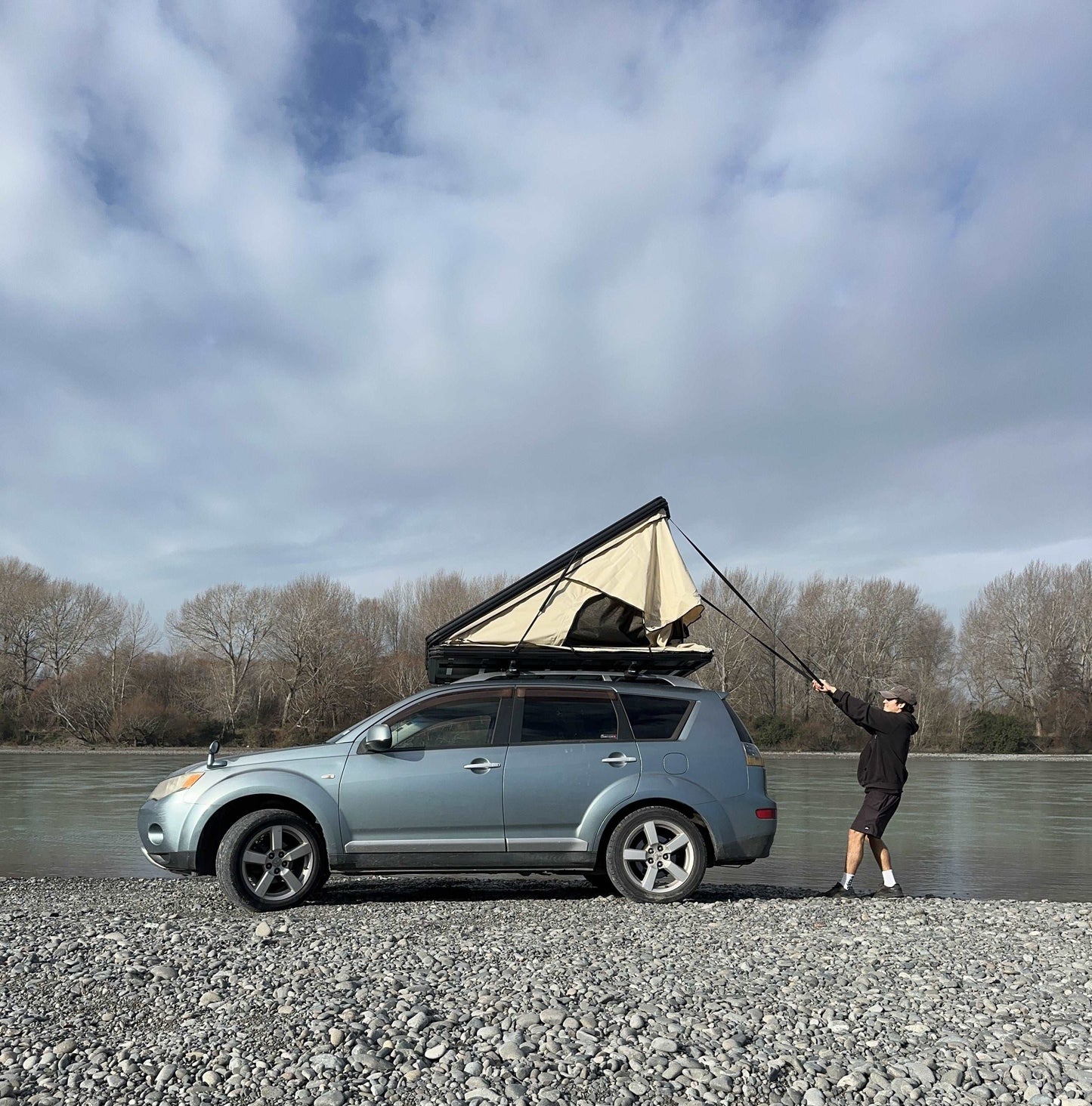 Sauvage Green - Aluminium Rooftop Tent