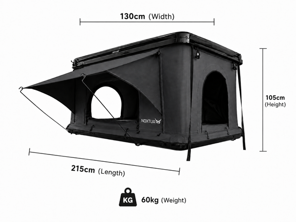 wildlands roof top tent Wild Land Bush Cruiser V2 Pro Hardshell Farbe:Graublau frntrnnrheavy could be mounted to Obelink King Seitenwand Thule