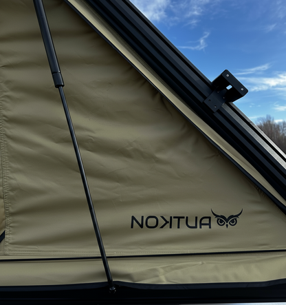 Sauvage Khaki - Aluminium Rooftop Tent with Roof Racks